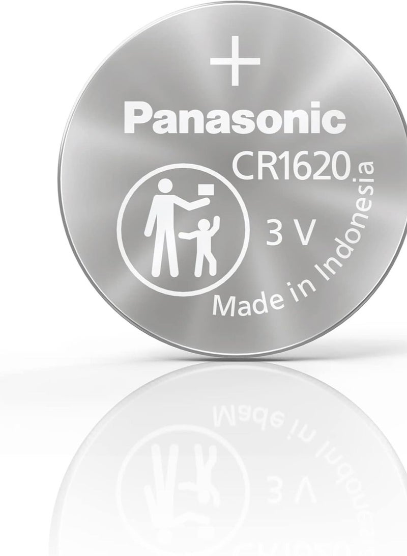 باناسونيك 10 قطع من بطاريات باناسونيك CR1620 ليثيوم 3 فولت إندونيسيا - Image 2