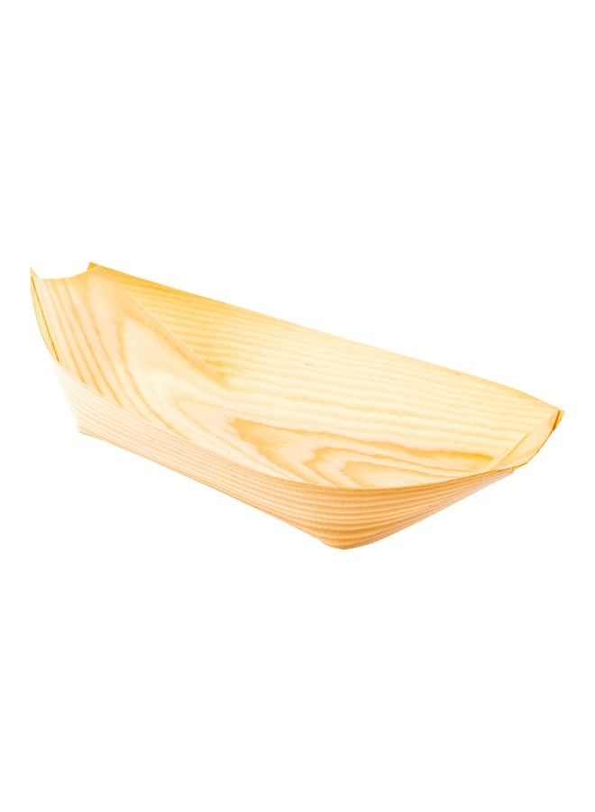 Restaurantware 8.8 x 4 Inch Food Boats, 200 Disposable Large Paper Food Boats- Heavy-Duty, Durable, Paper Boats, For Snacks, Appetizers, Or Treats, Use At Parties Or Carnivals - Image 1