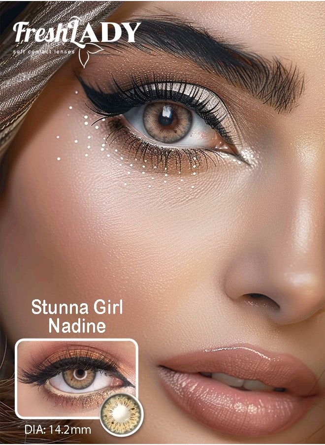 FreshLady Freshlady Stunna Girl Nadine 14.20mm Colored Contact Lenses 1 Year Disposable for Daily Wear  - Image 1