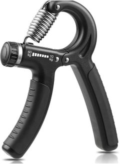 Hand Grip Strengthener: Adjustable hand exerciser with resistance from 22-132 lbs (10-60 kg) ideal for musicians and athletes with non-slip protection