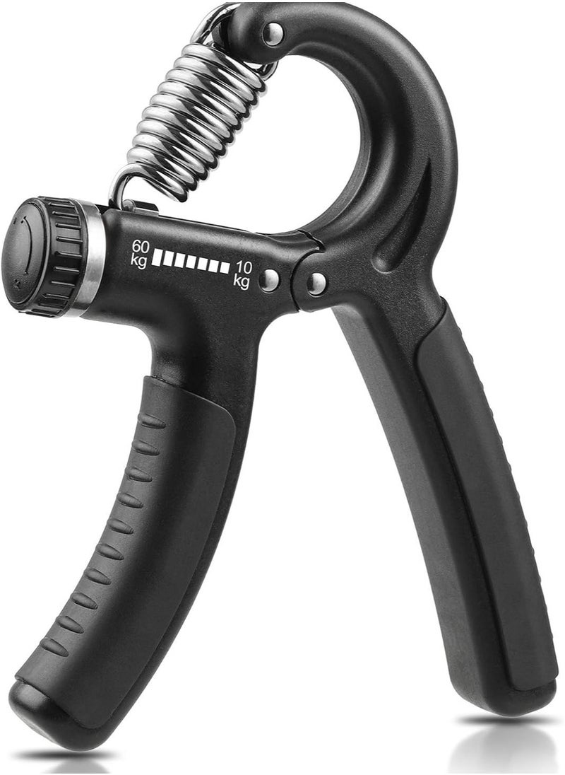 Generic - Hand Grip Strengthener: Adjustable hand exerciser with resistance from 22-132 lbs (10-60 kg) ideal for musicians and athletes with non-slip protection - Image 1