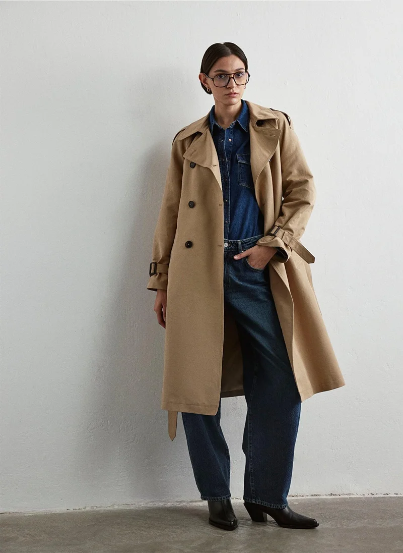 MAVI Beige Trenchcoat