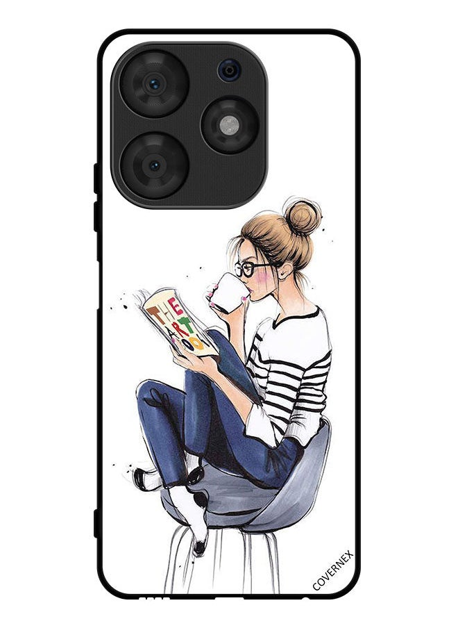 Covernex - غطاء حماية لجهاز تكنو سبارك 10 برو لقراءة كتاب الفن - Image 1