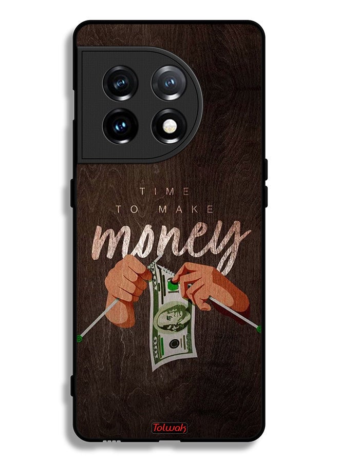 Tolwak OnePlus 11 5G Protective Case Cover Time To Make Money - Image 2