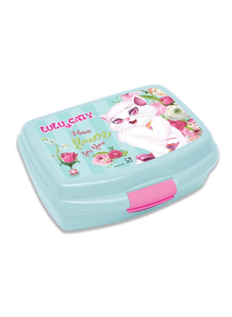 LULU CATY Plastic Printed Lunch Box