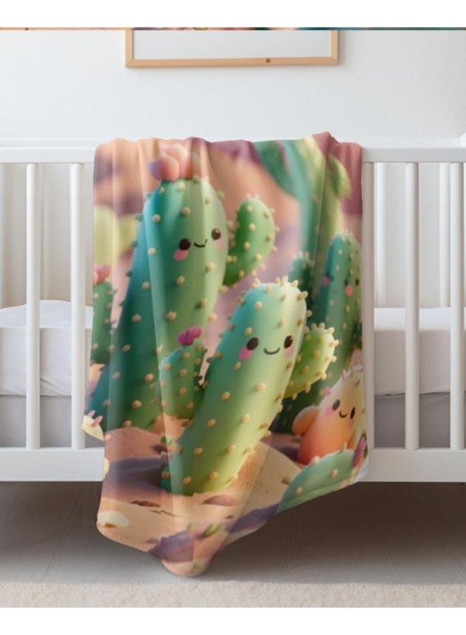 general Baby and children's cartoon flannel thin blanket (warm and comfortable, suitable for sleep, game use) 70cm*100cm - Image 4