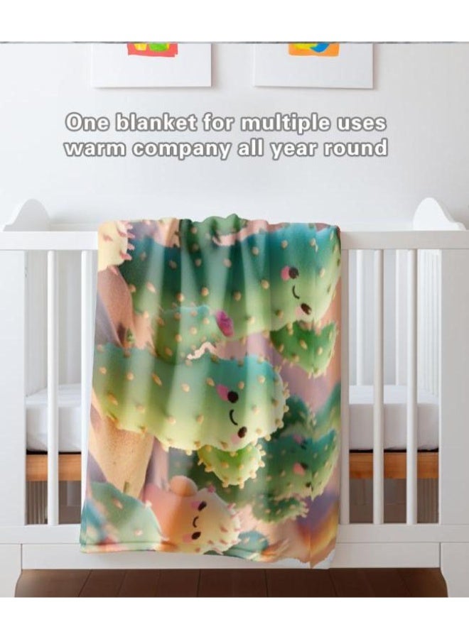 general Baby and children's cartoon flannel thin blanket (warm and comfortable, suitable for sleep, game use) 70cm*100cm - Image 5