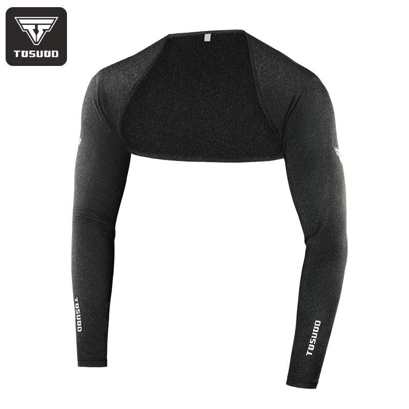Ice Silk Sunscreen Shawl Summer Men'S And Women'S One-Piece Ice Cool Sleeve Hand Armguard Anti-Ultraviolet Riding Driving Riding Equipment - Image 2