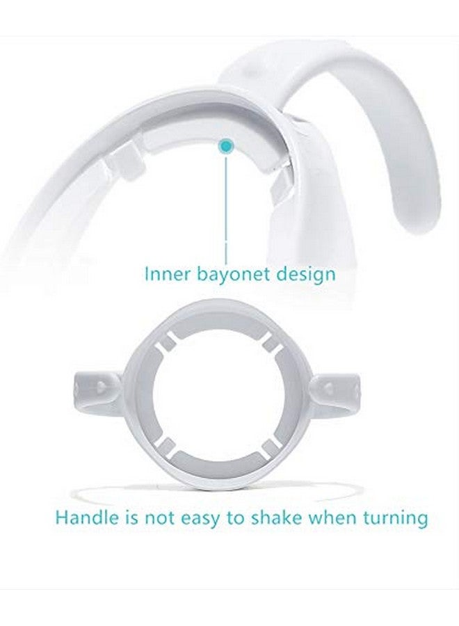 ROMIRUS Bottle Handle Grip Compatible For Avent Natural Baby Feeding Bottle (Set Of 4) - Image 5