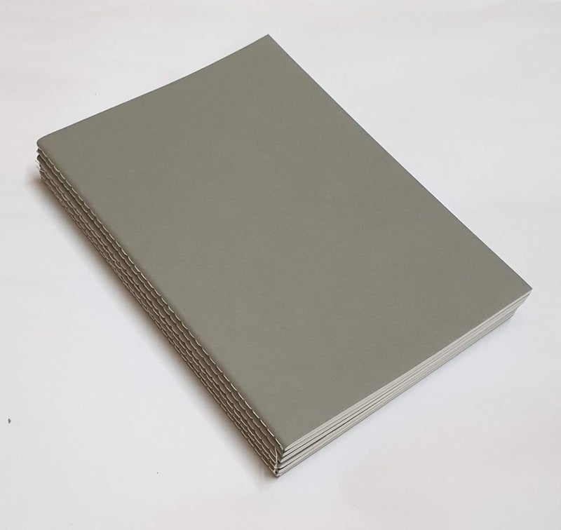 INNAXA A5 kraft book pack of 6 (Grey) - Image 3