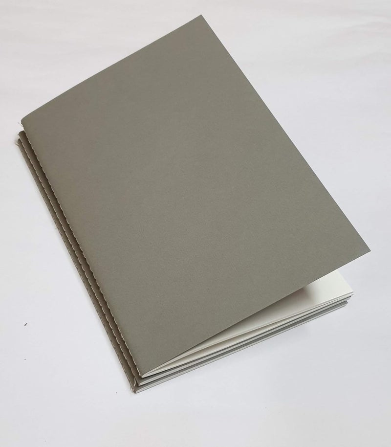 INNAXA A5 kraft book pack of 6 (Grey) - Image 4