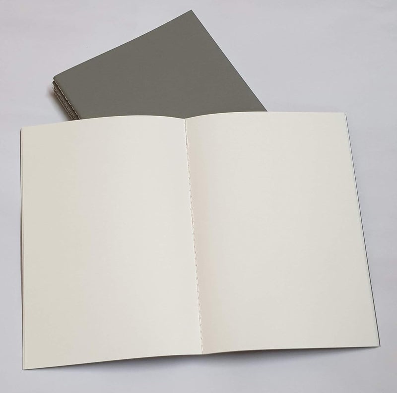 INNAXA A5 kraft book pack of 6 (Grey) - Image 2