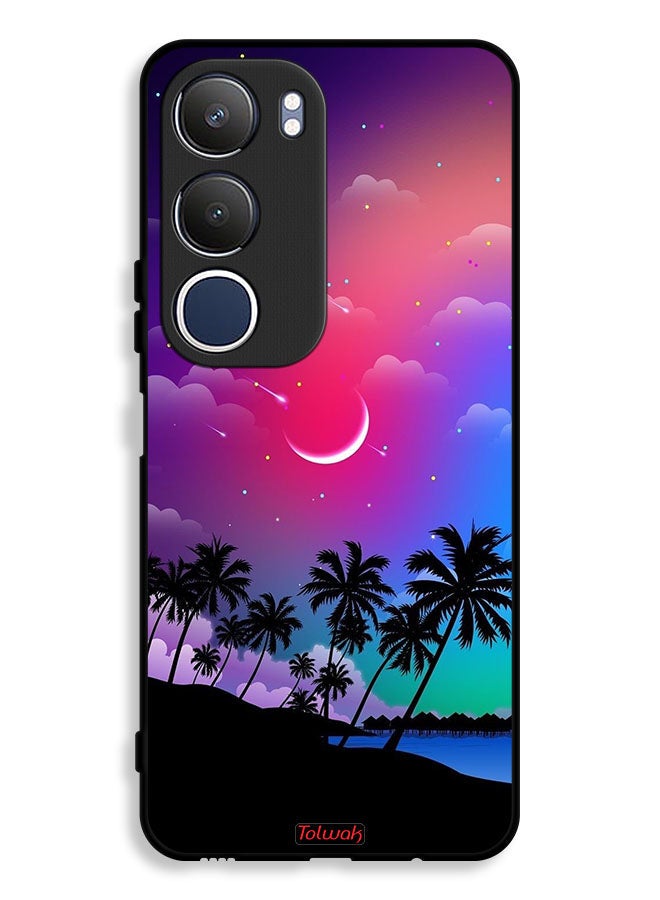 Tolwak غطاء واقي لهاتف Vivo Y19s 4G فن القمر في الليل - Image 1