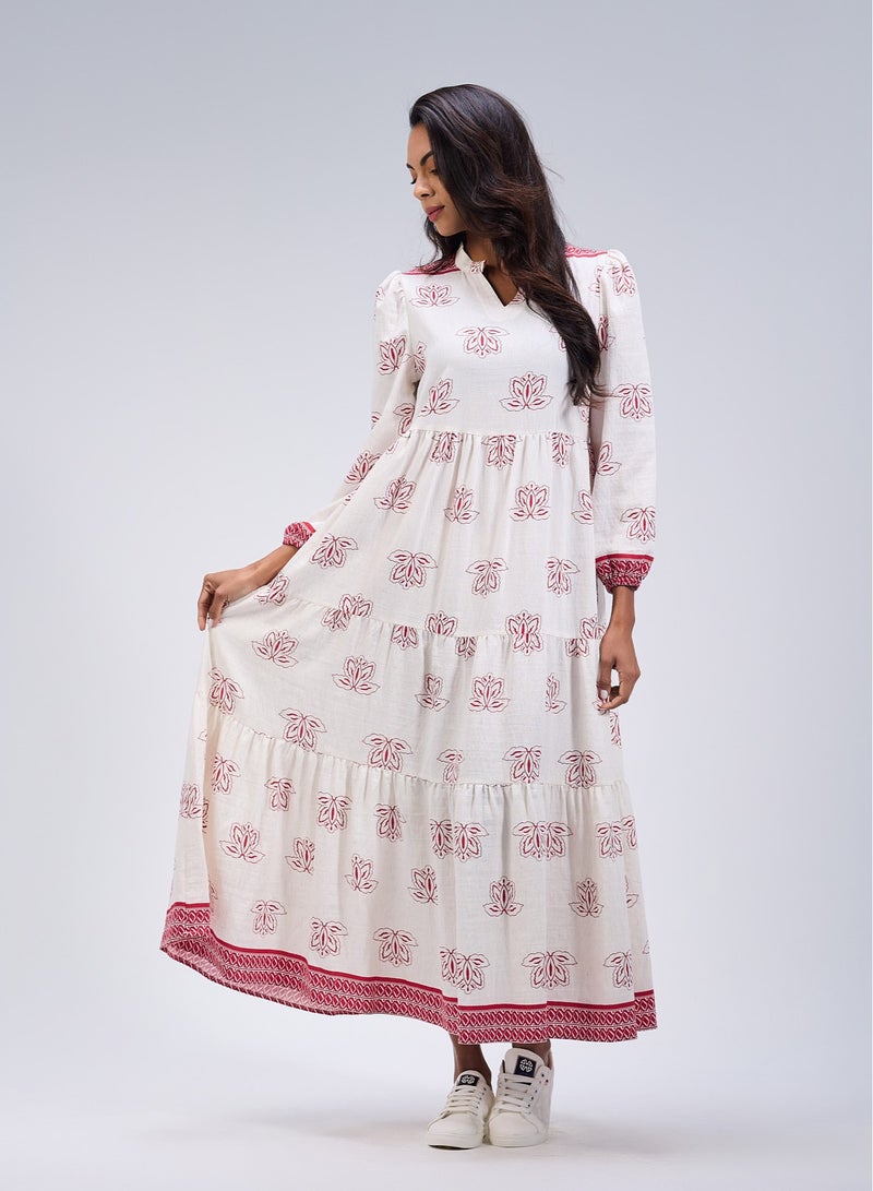 Ship Master Women’s Dress with Mid-Length Sleeves - Image 4