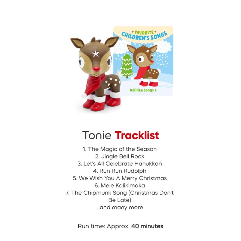 Tonies Favorite Children's Songs: Holiday Songs Volume 2 Audio Toy Figurine - Image 5