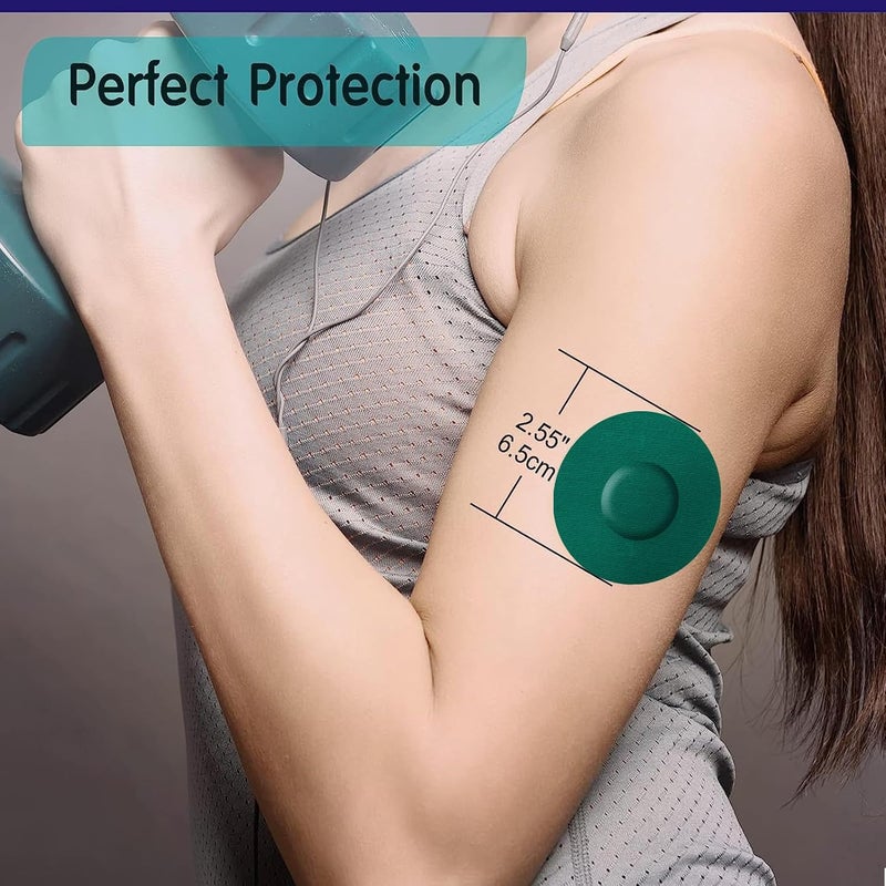 OBUZOO 20Pack Libre 3 Sensor CoversWaterproof Adhesive Patches for Libre 3 PlusFlexible  BreathableSkinFriendly Tapes for Swimming  BathingDark Colors - Image 5