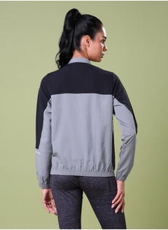 Technosport Color Block Long Sleeves Woven Jacket by Styli  - Image 1