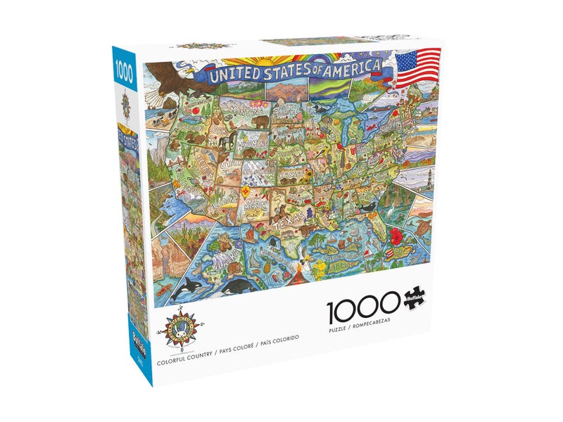 Buffalo Games - Carrie Wagner - Colorful Country - 1000 Piece Jigsaw Puzzle for Adults -Challenging Puzzle Perfect for Game Nights - Finished Size is 26.75 x 19.75 - Image 3