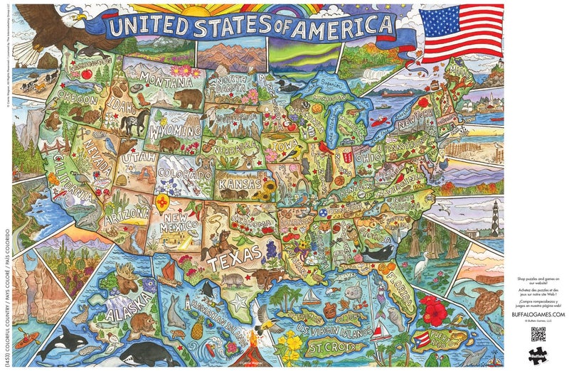 Buffalo Games - Carrie Wagner - Colorful Country - 1000 Piece Jigsaw Puzzle for Adults -Challenging Puzzle Perfect for Game Nights - Finished Size is 26.75 x 19.75 - Image 5