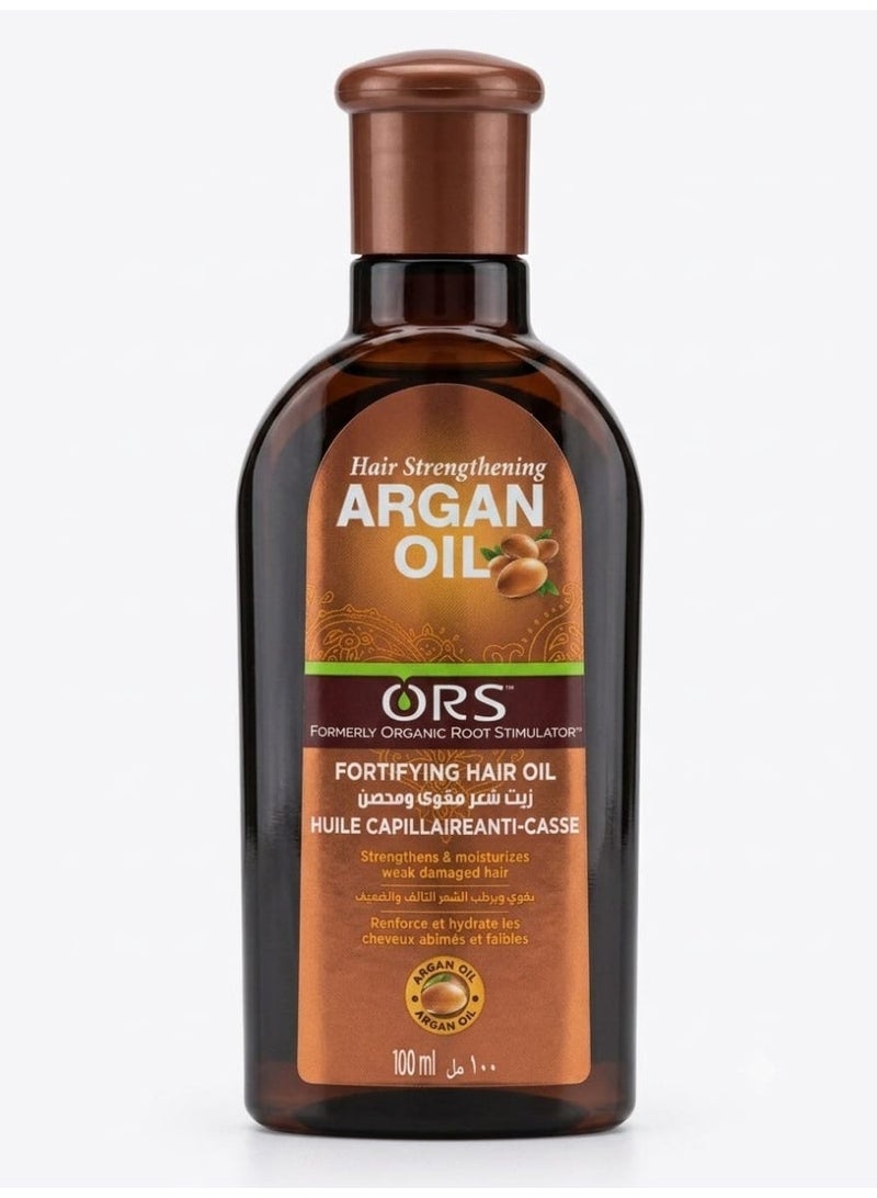 ORS Argan Oil Fortifying Hair Oil - Hair Strengthening & Nourishing Treatment (100 ml) - Image 2