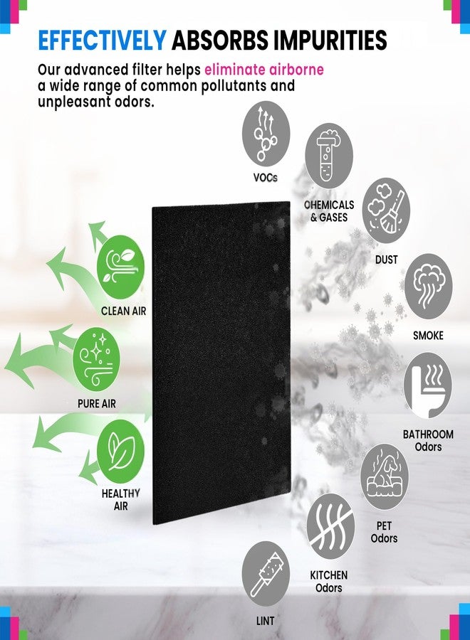 Bagean Activated Carbon Pre Filter A Replacement - Compatible with Honeywell HPA300 Air Purifier Series - Fits Honeywell HPA300 Prefilter A - Air Filters Absorb Odors and Freshen Your Home (8-Pack) - Image 4