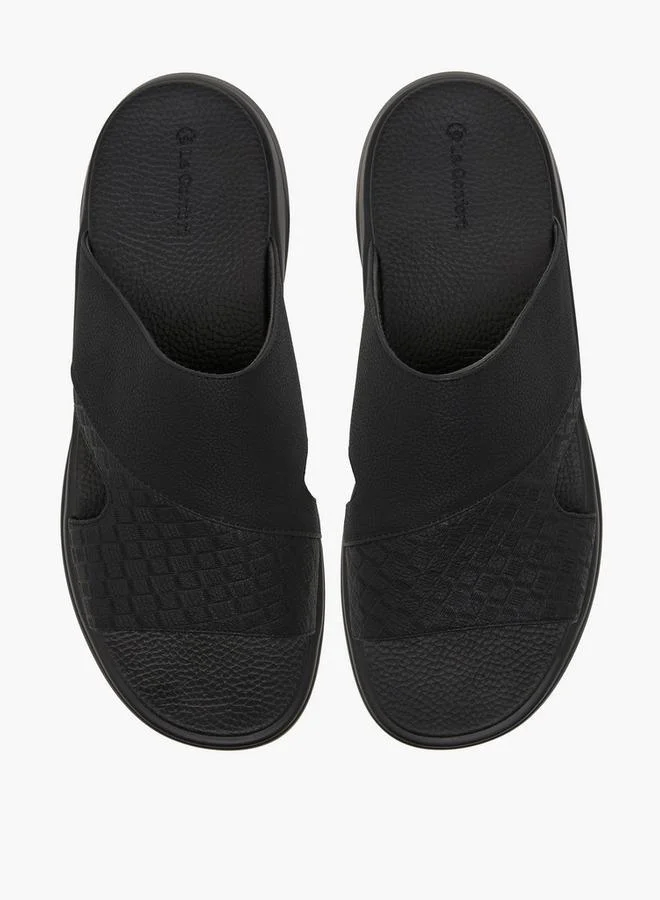 Men Textured Comfort Sandals