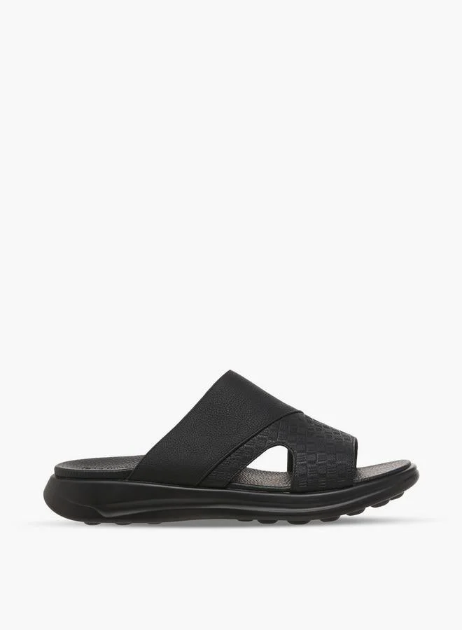 لو كونفورت Men Textured Comfort Sandals