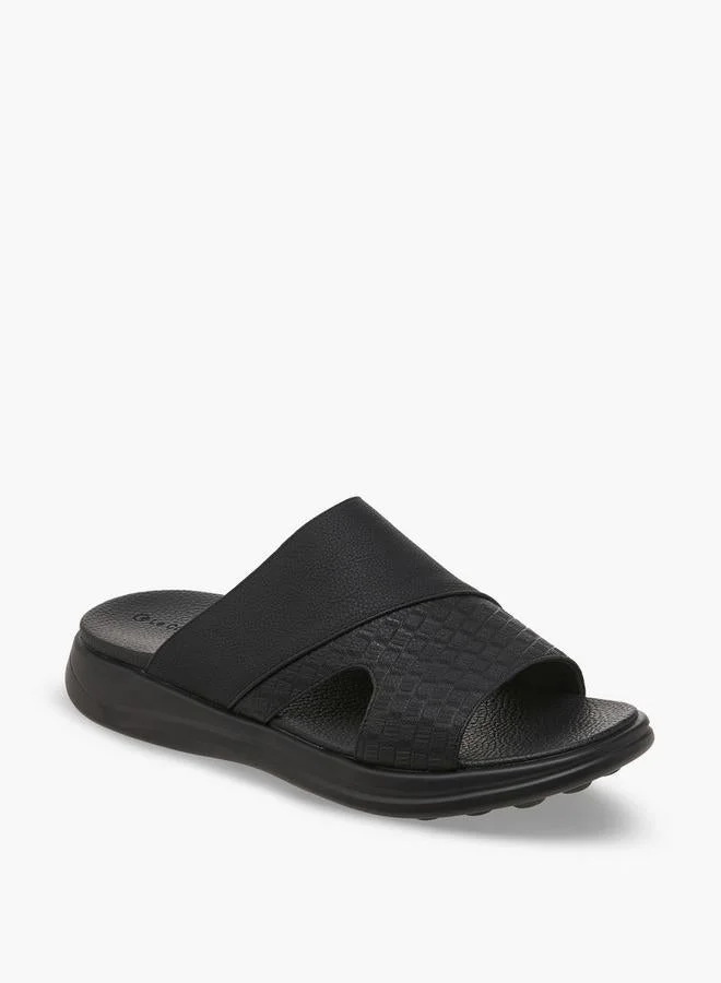 لو كونفورت Men Textured Comfort Sandals