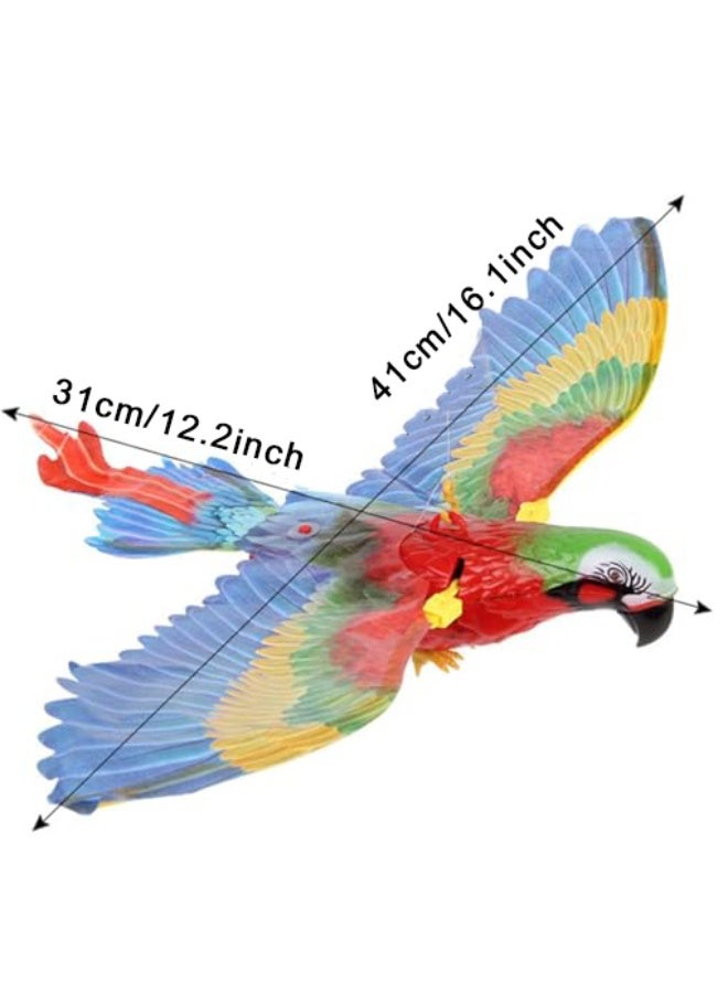 RESONIX Electronic Flying Bird Cat Toys - LED Light u0026 Sound Flapping Bird Toy for Indoor Cats, Parrot u0026 Eagle Designs, Hanging or Handheld Interactive Play (2 Pack) - Image 2