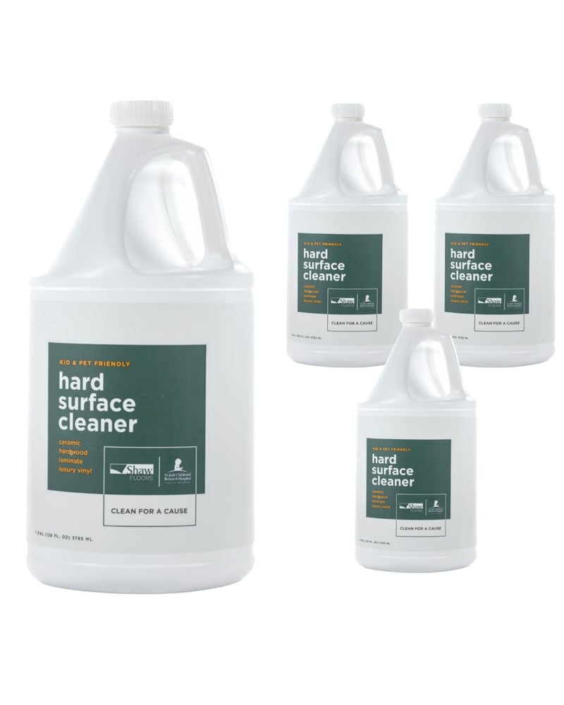 Shaw Floors Hard Surface Cleaner- 128 Fl Oz - Refill for Spray Mops and Spray Bottles - Ideal for Hardwood, Vinyl, Ceramic, Glass, Countertops, and MORE | Makes 4 (32oz) bottles - Image 1