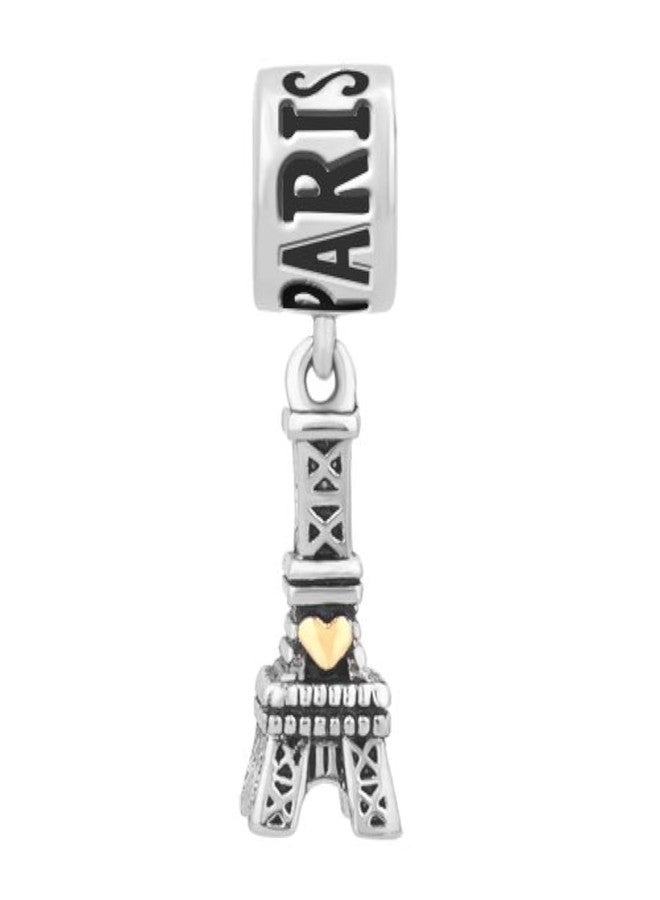 MiiFort Eiffel Tower Paris France Charm fits Pandora Moments Bracelets Women Travel Europe Landmark - Image 1