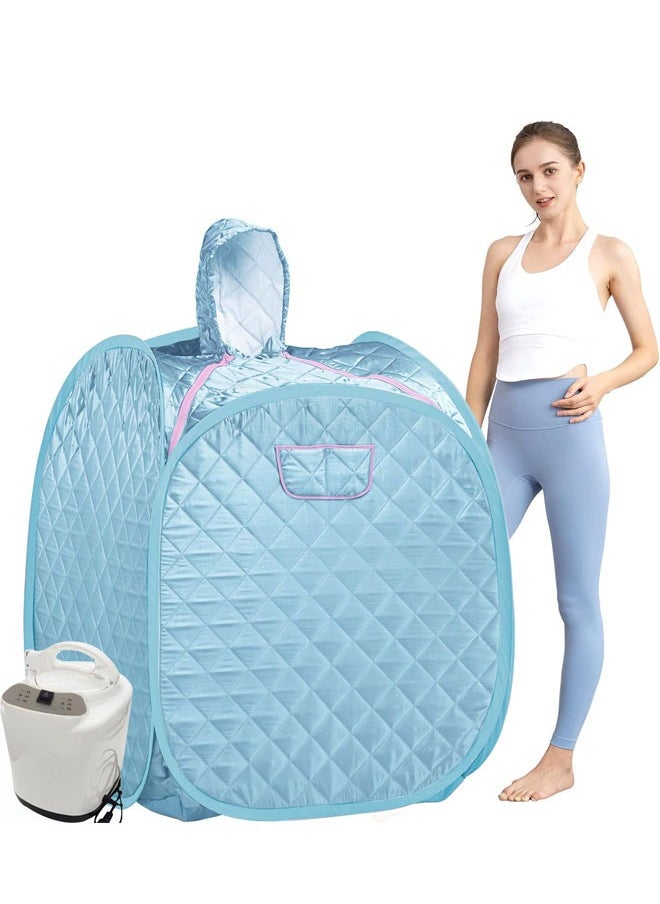WEMART Sauna, Steam Sauna, Portable Sauna, Home Sauna Tent for Gym, Yoga, Pilates, Hot Tub  - Image 1