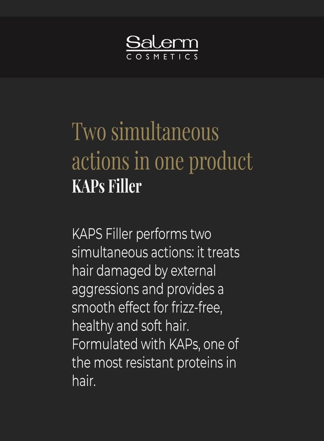 ساليرم - شامبو خالٍ من الكبريتات والبارابين - شامبو كابس فيلر للعناية بالشعر - 500 مل - يحافظ على نتائج فرد الشعر لفترة أطول - تنظيف لطيف - مع السيراميدات والكيراتين - Image 5