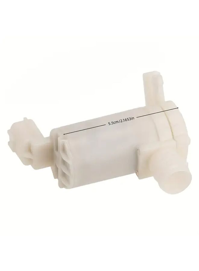 White Car Windshield Washer Pump Compact Design Long Lasting Durability - Image 2