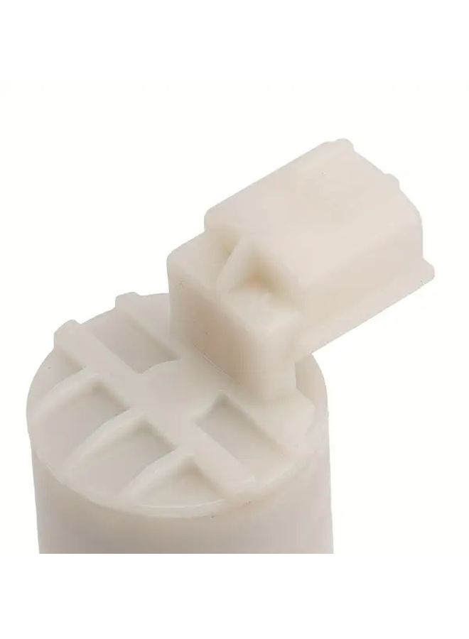 White Car Windshield Washer Pump Compact Design Long Lasting Durability - Image 5