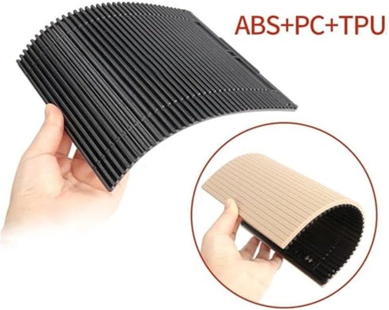 QASULER Car Center Console Roller Blind Cover - Image 2