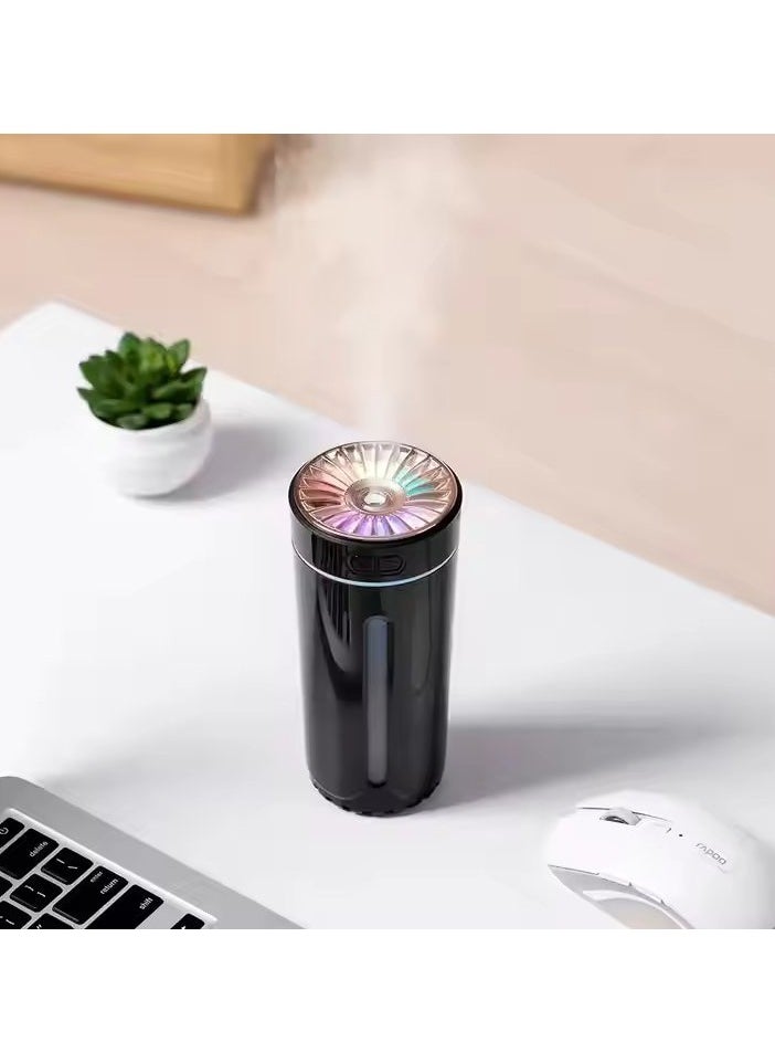 VIO Mini Portable Humidifier USB Connector Cool Mist Aromatherapy Air Humidifier Large Spray LED Night Light for Cars Office Bedroom Home  - Image 2