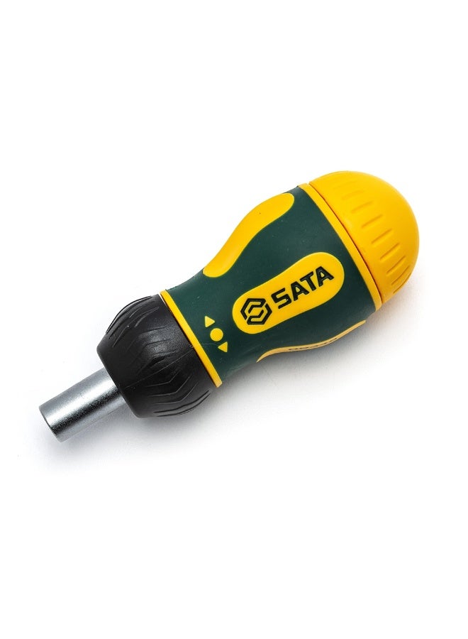Sata SATA ST09348 6-in-1 Stubby Ratcheting Screwdriver Set  - Image 2
