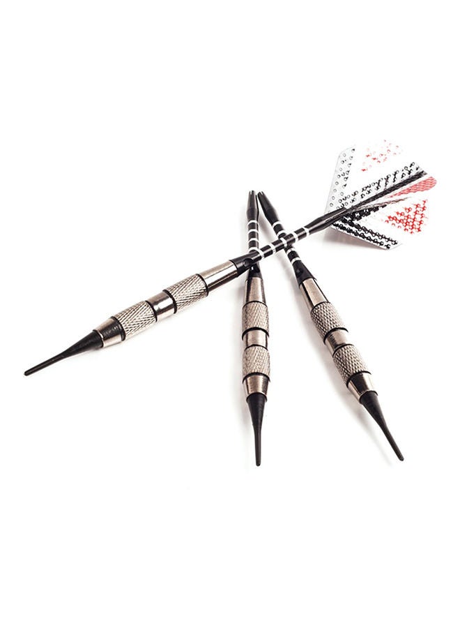 NIBEMINENT 3Pcs/Set Professional Aluminium Alloy Plastic Darts Shaft Tip Flights with Box 20*10*20cm - Image 5