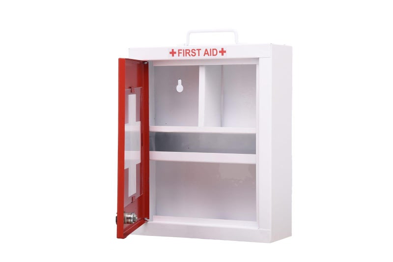 SPYLOCK Double Heavy Metal First Aid Kit Box/Emergency Medical Box | Wall Mountable | First Aid Box for Home, School, Office With Key Lock (Chokdi 1) - Image 4