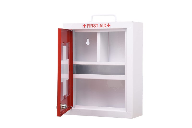 SPYLOCK Double Heavy Metal First Aid Kit Box/Emergency Medical Box | Wall Mountable | First Aid Box for Home, School, Office With Key Lock (Chokdi 1) - Image 2