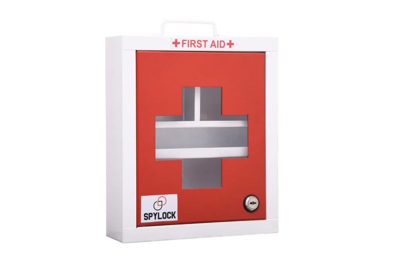 SPYLOCK Double Heavy Metal First Aid Kit Box/Emergency Medical Box | Wall Mountable | First Aid Box for Home, School, Office With Key Lock (Chokdi 1) - Image 5