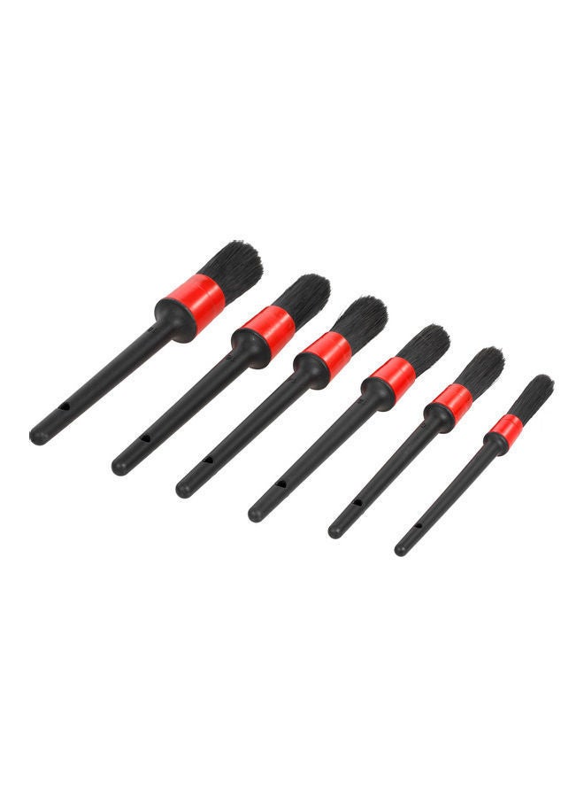 NIBEMINENT 6-Piece Soft Bristle Auto Detailing Brush For Automotive Cleaning - Image 5