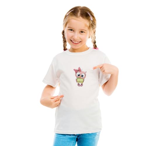 Lockban Cute Animal Iron on Stickers Patches 8 Sheets Butterfly Lion Unicorn Cartoon Animal Heat Transfer Stickers Decals DIY Kids Baby Boys Girls Clothes Jeans T-Shirt Hat Bag Decoration Applique - Image 2