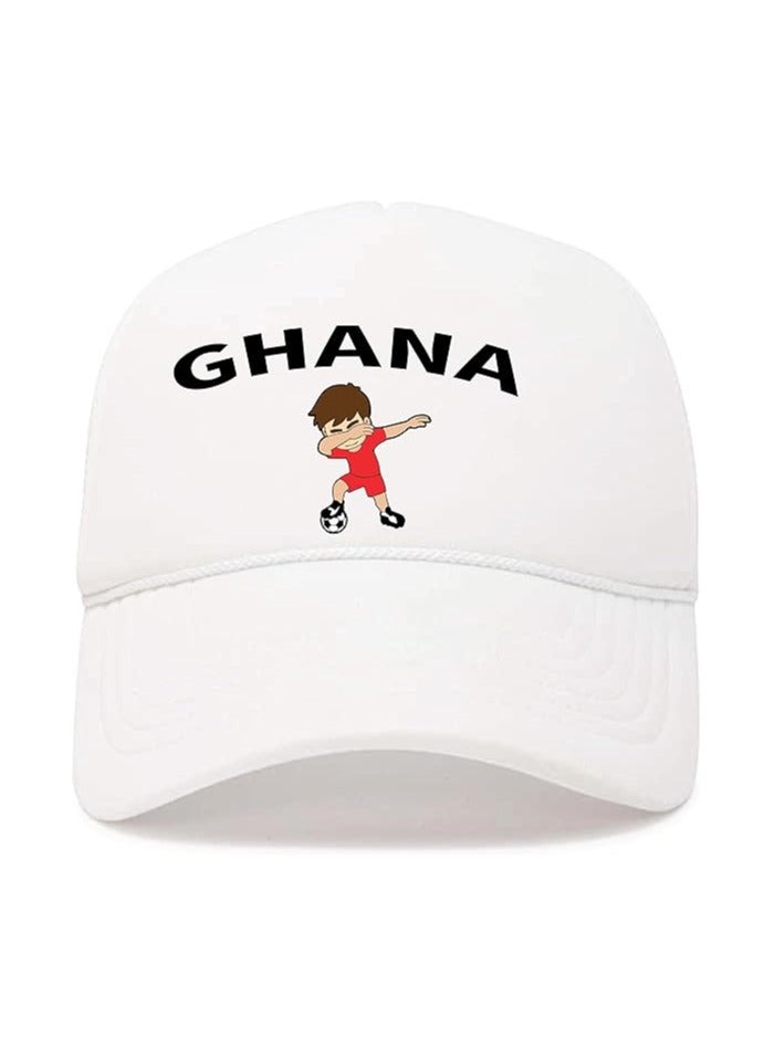 Ghana Sports Cap With Adjustment Plastic Snap Closure For Men And Women - Image 1