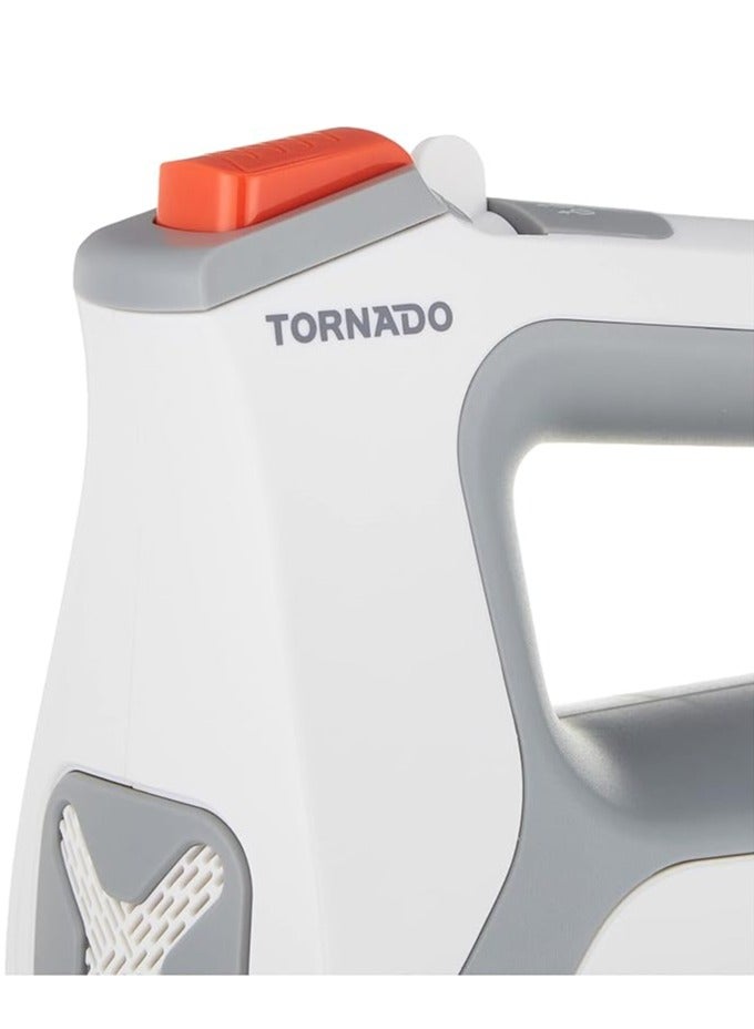 TORNADO Hand Mixer, 5 Speeds, Chopper 400 W THM-400SS White - Image 3