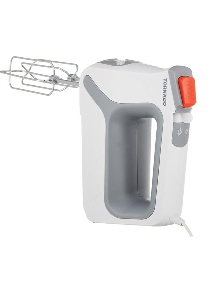 TORNADO Hand Mixer, 5 Speeds, Chopper 400 W THM-400SS White - Image 4