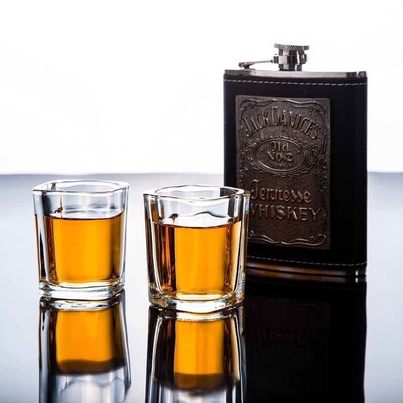 Paracity 6-Pack Shot Glasses Set  Cool Shot Glasses 2 Oz  Tequila Shot Glasses With Heavy Base  Gift For Men  Father'S Day Gift - Image 4