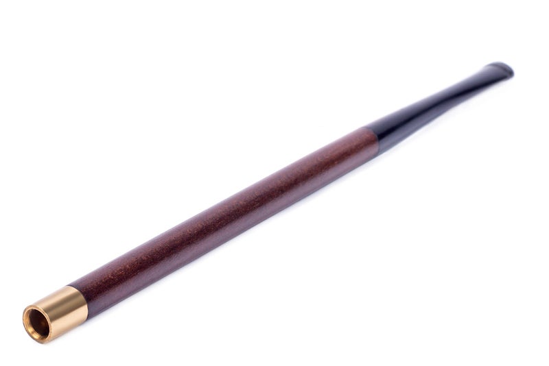 Dr Watson Dr. Watson - 6.7" Long Wooden Cigarette Holder, fits Extra Slim Cigarettes, Audrey Hepburn Style, Smooth Finish, Handmade (Also Available in Regular Size) - Image 1