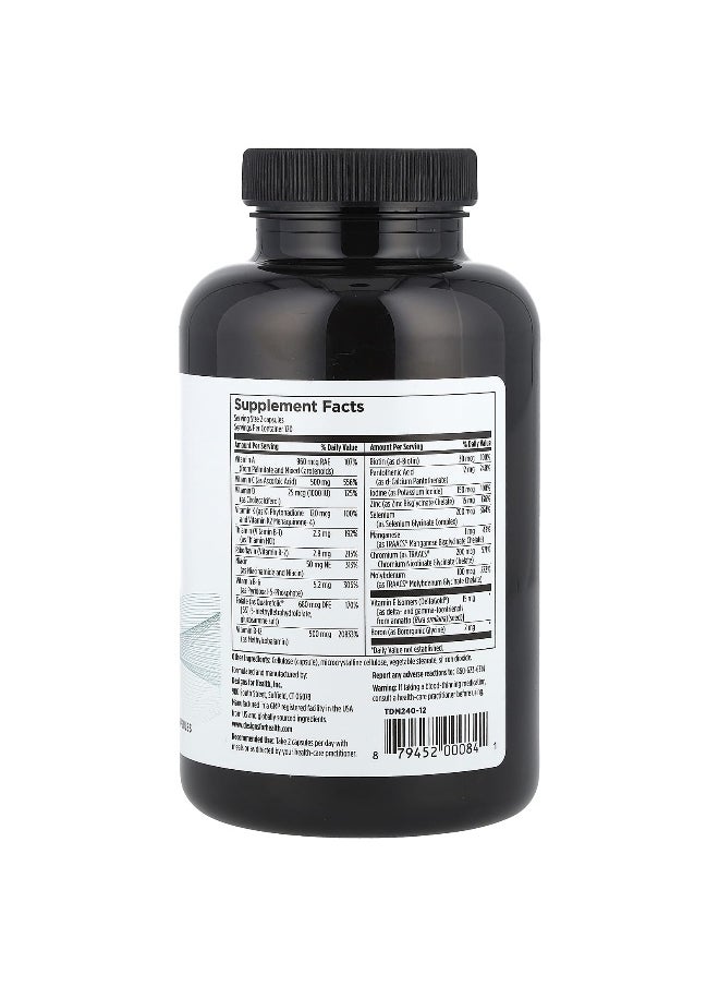 designs for health - Designs For Health, Twice Daily Multi, 240 Vegetarian Capsules - Image 1